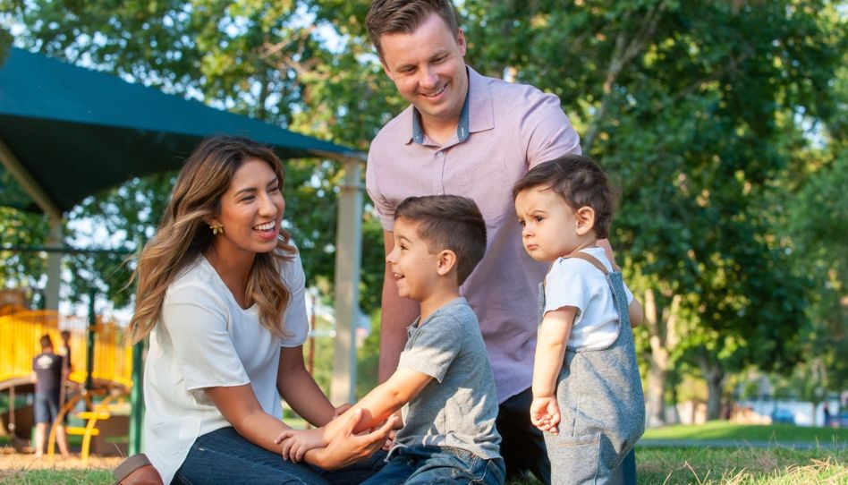 Passando um tempo em família juntos
