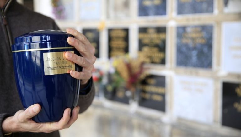 Urna funerária, cremação