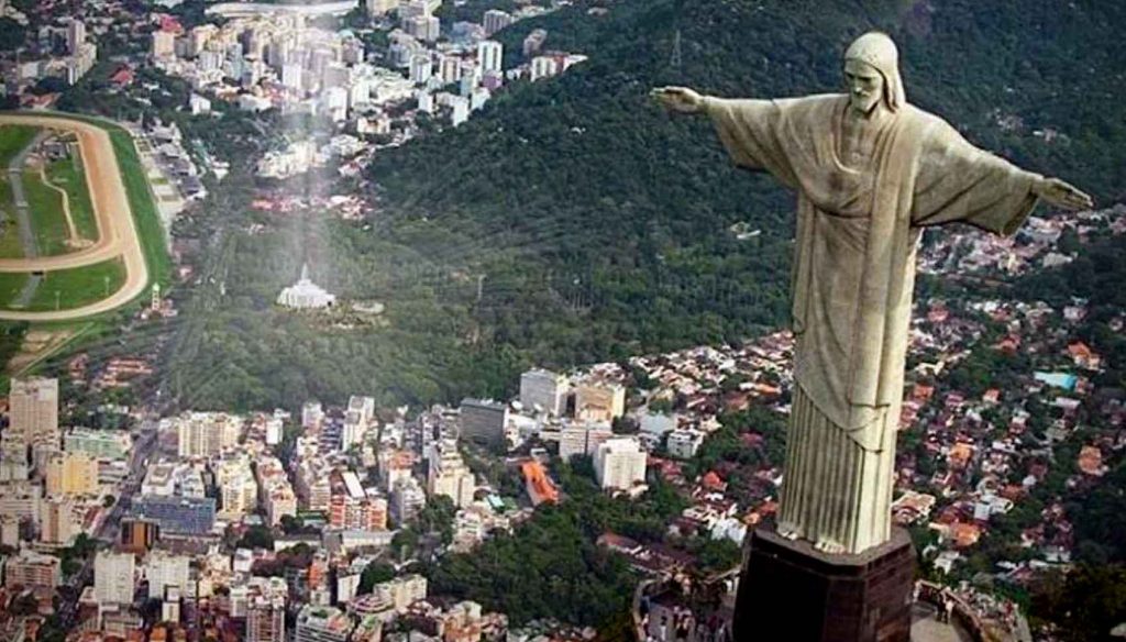 Cerimônia de abertura de terra do Templo do Rio de Janeiro