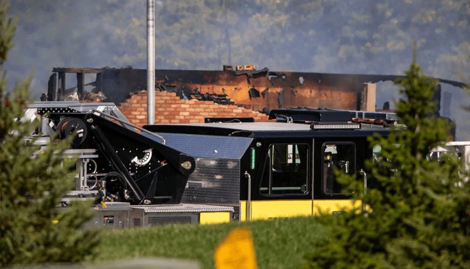 Capela Michigan incêndio