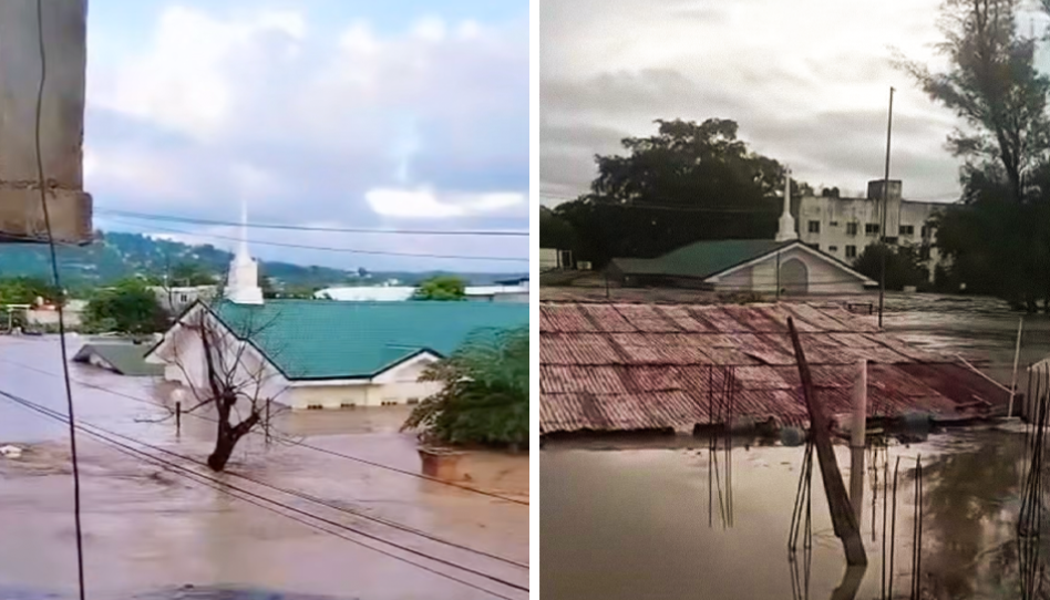 Capelas são afetadas por enchentes