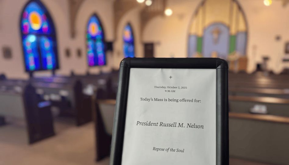 Um gesto de união: católicos em Utah celebram uma missa pelo presidente Nelson
