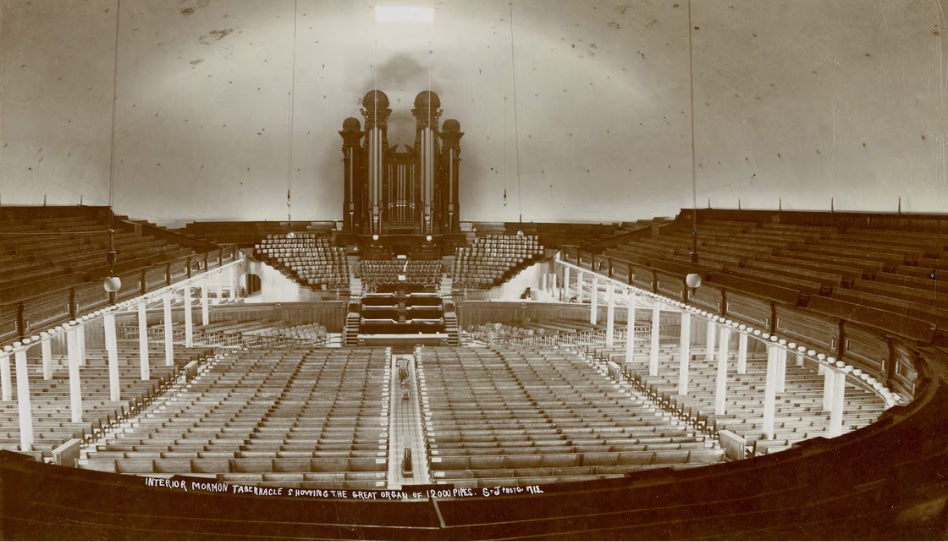 Imagem antiga do tabernáculo de Salt Lake