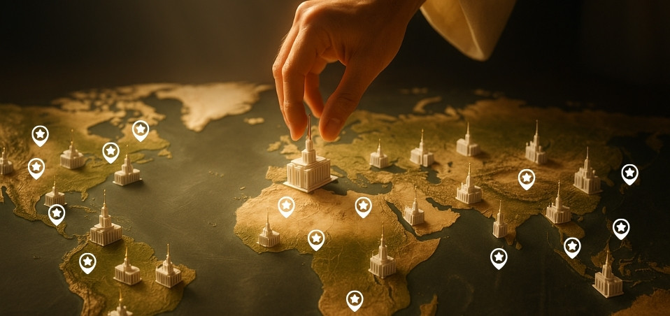 Templos da Igreja de Jesus Cristo chegam a 382 no mundo; veja os novos mapas