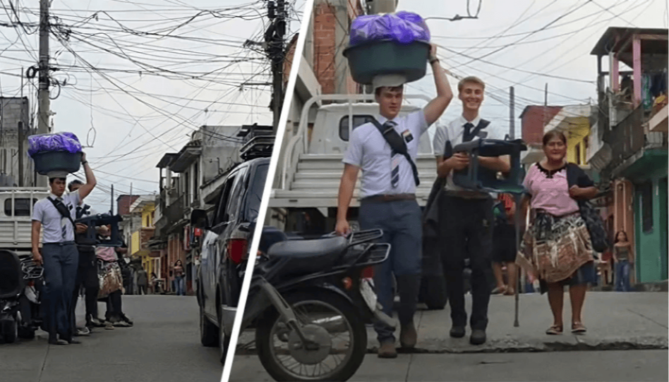 O serviço cotidiano que dois missionários ofereceram a uma idosa guatemalteca