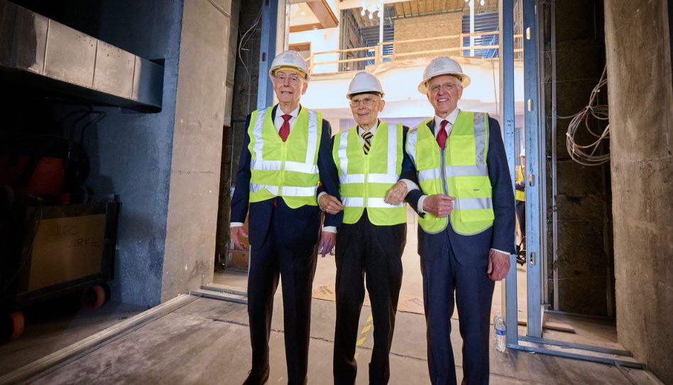 A Primeira Presidência visita o Templo de Salt Lake