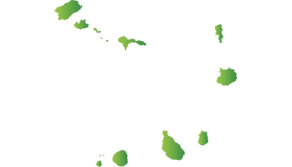 Mapa de Cabo Verde (novo ramo). 