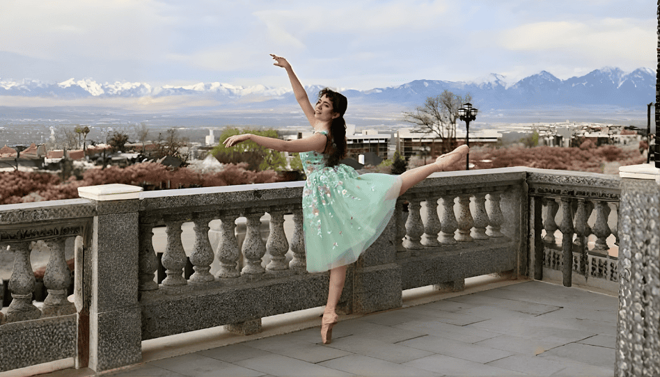 Bailarina e garment.