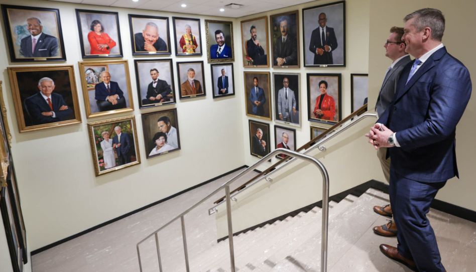retrato de Joseph no Morehouse College