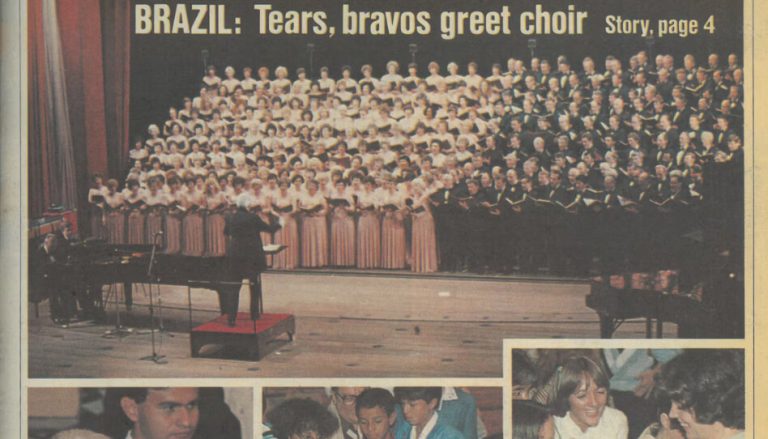 “Sentimo-nos muito abençoados”: a história por trás do concerto do Coro do Tabernáculo no Brasil em 1981