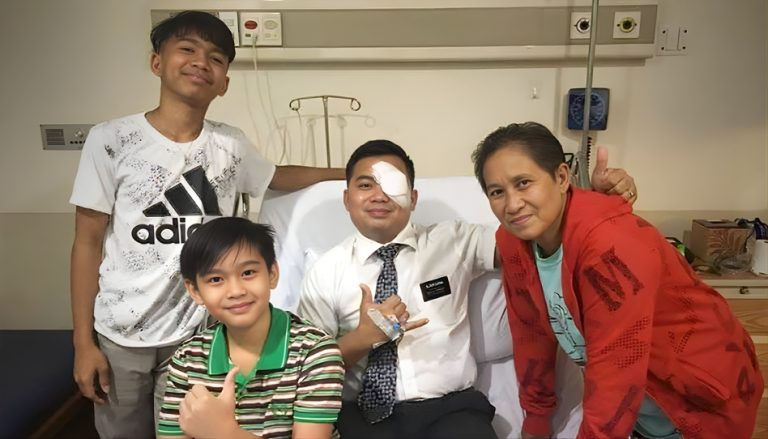 Ele perdeu a visão durante a missão, mas decidiu servir ao Senhor