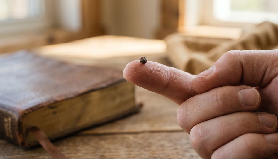 Como posso ter fé como um grão de mostarda?