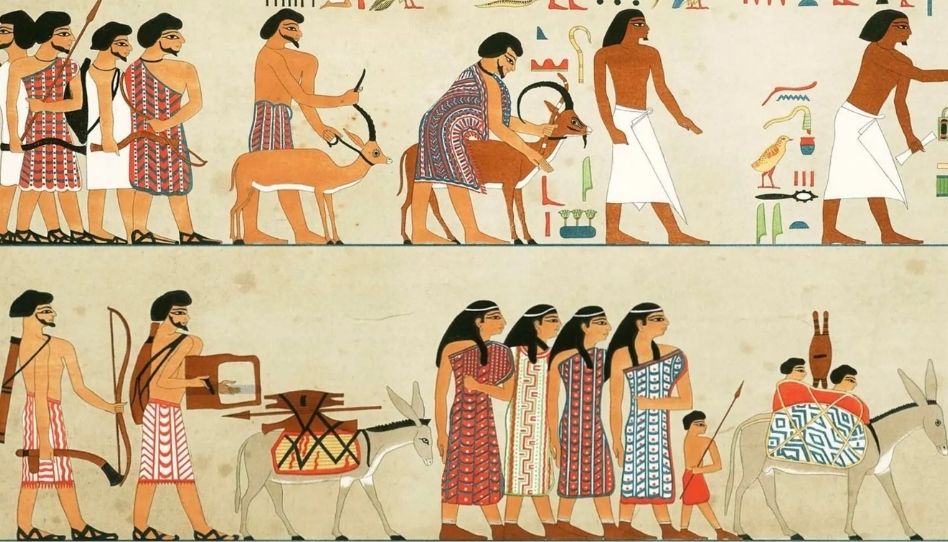 Por que os hebreus puderam se estabelecer no Egito?