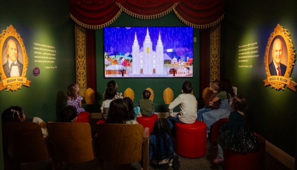 Construindo um firme alicerce para a eternidade: o Templo de Salt Lake ganha vida para as crianças