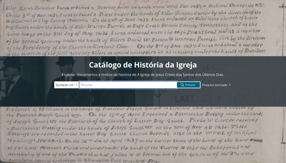 Uma janela para o passado: conheça o Catálogo de História da Igreja