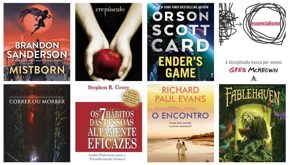 Capa de livros escritos por escritores membros da Igreja