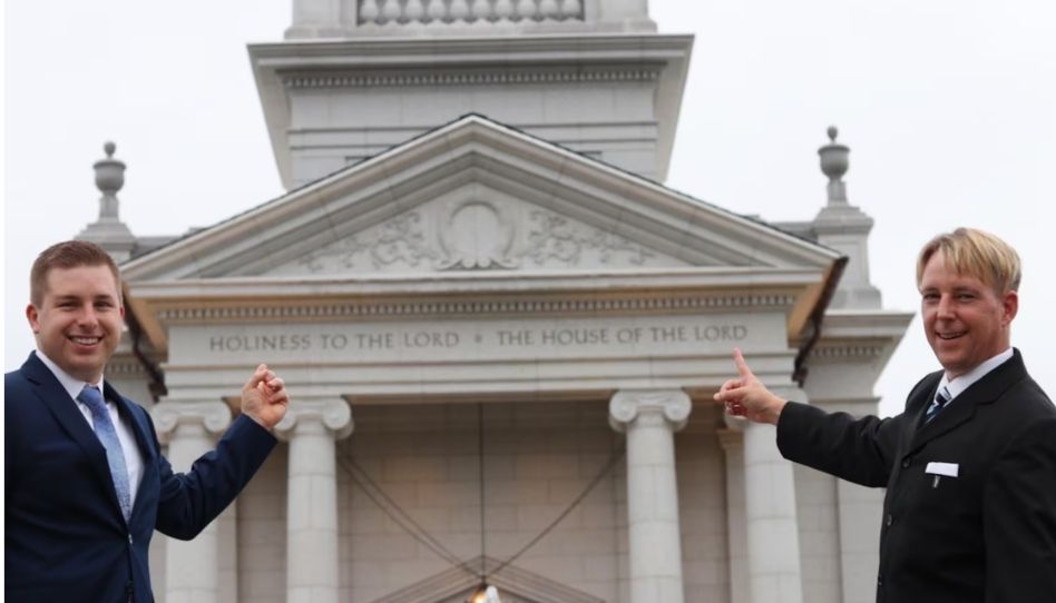 protesto contra o templo