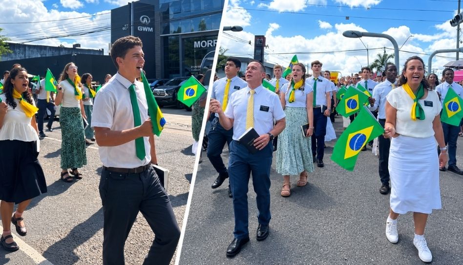 Missionários da Igreja de Jesus Cristo participam de celebração histórica no Brasil